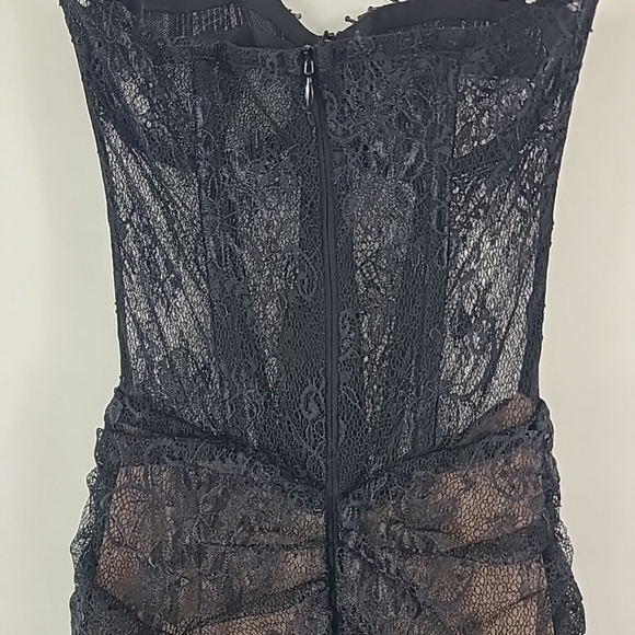 NWT $1100 PATBO Gossamer Corset Maxi Dress Black Sz 2 STUNNING!!! - Picture 12 of 14